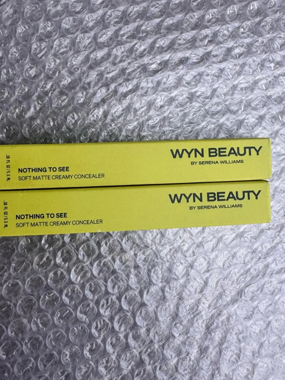 Wyn Beauty 'Nothing To See' Soft Matte Creamy Concealer - Yellow Packaging